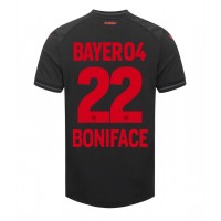 Stroje piłkarskie Bayer Leverkusen Victor Boniface #22 Koszulka Podstawowej 2023-24 Krótki Rękaw